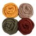 6-Piece Stretch Head Wrap Hair Scarf Set for Black Women - Soft, Breathable Turban Knit Headwraps in Solid Colors - Buy Online on GoSupps.com