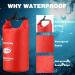 WELL-STRONG Waterproof First Aid Kit for Boating and Outdoor Activities - Red - Buy Online on GoSupps.com