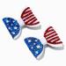 Glittery USA Flag Design Bow Hair Clips - 2 Pack in Blue by Claire's - Buy Online on GoSupps.com