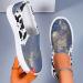Ladies Fashion Canvas Colorblock Cow Print Casual Shoes - Restricted 6.5 Blue - Buy Online on GoSupps.com