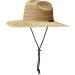 Quiksilver Men's Pierside Lifeguard Beach Sun Straw Hat L/XL - Natural/Black - Buy Online on GoSupps.com
