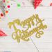Tenhaisi Gold Glitter Happy Retirement Cake Topper with Tree Old AF Retirement Party Supplies - Buy Online on GoSupps.com