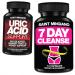 Saint Mingiano 7 Day Cleanse Program Detox - with - Uric Acid Flush