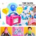 AGPTEK Electric Air Balloon Pump 110V 600W - Rose Red Dual Nozzle Inflator/Blower for Party Decoration - Buy Online on GoSupps.com