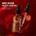 Brookstone Red Rose Multi-Use Essential Oil for Hair Face & Body - Deep Floral Rose Aroma Enriched with Rosehip Castor & Olive Oils (4 fl oz / 118 mL) - Buy Online on GoSupps.com