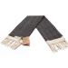 SMYRNA Turkish Cotton Herringbone Hand Towels - Set of 2 | 16x40 in | 100% Turkish Cotton | Soft & Absorbent Towels for Bathroom & Kitchen | No Shrinkage | Premium Luxury - Black - Buy Online on GoSupps.com