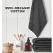Filament Alley 6 Pack Bath Towel Set - Luxury Cotton Towels for Pool, Gym, Spa, Hotel - Absorbent, Lightweight, Soft - Charcoal Grey - 22x44 Inches (Pack of 6) - Buy Online on GoSupps.com