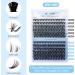 GEMERRY Cluster Lashes Kit: 240Pcs DIY D Curl 8-16mm Eyelash Extension Set with Bond, Seal, Glue Remover, Tweezers - B-KIT 30D+40D-0.07D - Buy Online on GoSupps.com