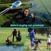 Telescopic Golf Ball Retriever with Spring Release Head - Blue 9ft | Locking Clip, Grabber Tool, Golf Accessories - Perfect Gift for Men - Buy Online on GoSupps.com
