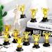 Pack of 40 Golden Award Trophy Cups - Mini Plastic Trophies for Kids Classroom Rewards and Sports Tournaments - Buy Online on GoSupps.com