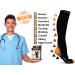 Physix Gear Compression Socks 20-30 mmhg - Men & Women - Athletic Fit for Running, Nurses, Shin Splints, Travel, Pregnancy - XXL Black - Orange - Buy Online on GoSupps.com