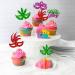 Gyufise 24Pcs Mardi Gras Cupcake Toppers Glitter Masquerade Masks Cupcake Pick Decorations Mardi Gras Party Baby Shower Birthday Cake Decorations Party Supplies Colorful 1 Multicolor - Buy Online on GoSupps.com