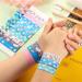 Dental Tooth Hair Ties - 20pc Elastic Ponytail Holders with Cute Teeth Pattern - Perfect Gift for Dental Hygienists & Girls - Buy Online on GoSupps.com