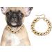 Rose Gold Link Chain Necklace for Small Dogs - 27 cm Lightweight Braided Metal Look - Perfect for Chihuahua, Yorkie, Mini Breeds - Cute Pet Jewelry (Rose Gold) - Buy Online on GoSupps.com