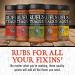 Rufus Teague Big Box O' Rub Variety Pack - 5 Premium BBQ Rub Bottles - Buy Online on GoSupps.com