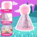 Amaxiu Dog Birthday Party Set - Bling Birthday Hat & Plaid Bandana for Small Medium & Large Dogs - Pink - Buy Online on GoSupps.com