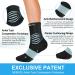 NEENCA Medical Compression Socks - Ankle Support for Injury Recovery & Pain Relief | 20-30mmHg Large Black Blue - International Shipping Available - Buy Online on GoSupps.com