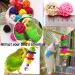Bird Parakeet Cockatiel Toy Set - 19 Pcs Bird Cage Swing, Hammock, Chewing Toys & Wooden Perches for Conures, Love Birds, Finches, Budgies - Buy Online on GoSupps.com