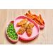 Babi Baby Toddler Large Suction Dog Plate - Non Slip Weaning Plate | 100% Food Grade Silicone | Stay Put Suction Ring for Mess Free Meals | Grey - Buy Online on GoSupps.com