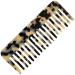 Giorgio G49WT Large 5.75 Inch Hair Detangling Comb, Wide Teeth for Thick Curly Wavy Hair. Long Hair Detangler Comb For Wet and Dry. Handmade of Quality Cellulose, Saw-Cut, Hand Polished (1 Pack, G49 White Tokyo) 1 Pack Whi…
