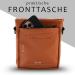 Ostfriesenpfoten Frieda Dog Treats Bag - High-Quality Synthetic Leather Brown Size L Easy-Open Lock Ideal for Walks & Training - Buy Online on GoSupps.com