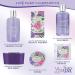 Lavender Spa Gift Basket for Her - Mother's Day & Birthday Bath and Body Set with Bubble Bath, Shower Gel, Lotion, Bath Salt, and Bombs - Buy Online on GoSupps.com