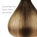 Hotbanana Chocolate Brown Highlighted Dirty Blonde Balayage Tape in Hair Extensions 20 20pcs 50g - Real Human Hair Remy Straight Hair - Buy Online on GoSupps.com