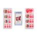KISS imPRESS Sugarpop Square Press-On Pedicure Nail Kit | Glittery Multicolored Toenails + Prep Pad, Nail File, Cuticle Stick, 24 Nails - Buy Online on GoSupps.com