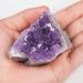 Nupuyai Natural Amethyst Druse Rough Stone - Irregular Crystal Cluster for Reiki Healing & Home Decoration - Buy Online on GoSupps.com