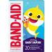 Bandaid Baby Shark 20CT - Fun and colorful adhesive bandages for kids - Buy Online on GoSupps.com