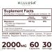 Hall Magnesium L-Threonate Capsules 2000mg - Cognitive Support Supplement for Brain Health & Memory - Mental Clarity Focus & Sleep Aid - Non GMO - Gluten Free - 60 Capsules Hallusa Natural 60 Count (Pack of 1) - Buy Online on GoSupps.com