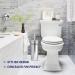 Tiasablu Plunger with Concealed Holder - Heavy Duty Plunger for Toilet  Plungers for Bathroom  No Splash Back  Long Handle - Discreet Toilet Plunger and Holder for Bathroom Chrome - Buy Online on GoSupps.com