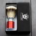 Hand Mounted Red Handle & Silver Tip Badger Hair Shaving Brush - Haryali London Sophist Collection - Buy Online on GoSupps.com