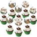 Sursurprise Western 1st Birthday Party Decorations 24PCS How The West Was One Cupcake Toppers My 1st Rodeo Decorations Cowboy West Mexican Cactus First Birthday Party Supplies
