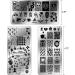 Konsait 5Pack Halloween Nail Art Stamp Templates - Pumpkin Ghost Skull Bat Designs for DIY Manicures - Women, Girls, Kids Halloween Decor - Buy Online on GoSupps.com