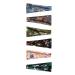 PLOVZ 6 Pack Women's Yoga Running Headbands Sports Workout Hair Bands (Set 023N)