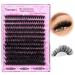 Yawamica Fluffy Lash Clusters - 200D Volume Eyelash Extensions 14-20mm Wispy Individual Lashes | 240pcs DIY for Beginners - Buy Online on GoSupps.com
