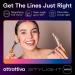 Attrattiva Portable LED Makeup Mirror - 1x Lighted Mirror and 10x Magnifying Hand Mirror for On-the-Go Beauty Fixes - Buy Online on GoSupps.com