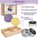 Shampoo & Conditioner Bar Set for Women - 5pc Eco-Friendly Hair Care Gift with Holder, Travel Tins & Soap Saver - Buy Online on GoSupps.com