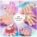 Dip Powder Nail Kit - 12 Colors Nude Pink Glitter Sun Color Changing Starter Kit for DIY Manicure at Home or Salon - Buy Online on GoSupps.com
