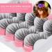 FRCOLOR 5 Pairs of Coloured False Eyelashes Cosplay Fake Eyelashes Fluffy Volume Strips Fake Eyelashes Colourful Natural False Eyelashes Mink Eyelashes Halloween - Buy Online on GoSupps.com
