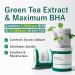 Green Tea BHA Melting Toner Pads with Centella Asiatica - 150 Pads for All Skin Types | Soothing Hydrating & Exfoliating Korean Skincare - Buy Online on GoSupps.com