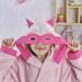Ely Parker Boys & Girls Hooded Bathrobe - Super Soft Turkish Cotton Absorbent & Comfortable for Ages 13-14 - Buy Online on GoSupps.com