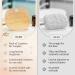 2 Pack Egyptian Natural Loofah Pads - Vegan Exfoliating Body Scrubber for Deep Cleansing Face, Back, and Body - Double Sided Luffa Sponges with Exfoliating Washcloth Side - 6.9 x 4.7 Inches - Buy Online on GoSupps.com