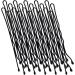 200 HAIRGRIPS TRIPLE WAVE BLACK hair grips clips SALON SLIDES BOBBY PINS - Buy Online on GoSupps.com