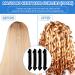 28 Heatless Curlers Styling Kit - No Heat Spiral Curls with 2 Hooks (Black, 30 cm) - Buy Online on GoSupps.com