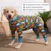 AXCIMOND Dog Recovery Suit for Dogs - Long-Sleeved Post-Op Wound Protection for Male & Female - 2XL Gray Dinosaurs - Alternative to Neck Collars - Buy Online on GoSupps.com