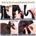 YOGFIT Long Braided Ponytail Extension - Black 28 Inch | Synthetic Hair Wrap Around Ponytail for Women - Buy Online on GoSupps.com