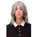 WIG ME UP - Wig very long grey silver grey-black mix layered straight parting 75cm 3110-51