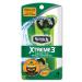 Schick Xtreme 3 Blade Sensitive Skin Disposable Razor for Men 4 Count (Pack of 1)